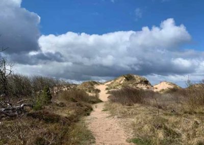 Haverdals Naturreservat Stig till stranden
