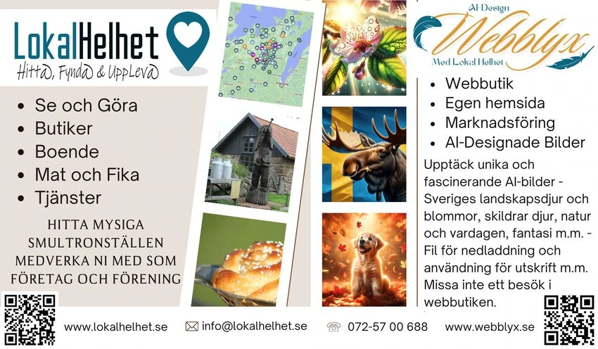 Lokal Helhet och AI-Design Webblyx - Medverka