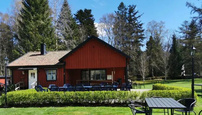 Kaffestugan i Alphems arboretum