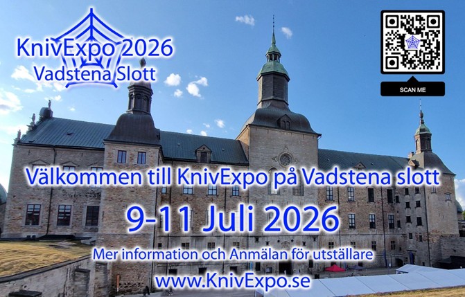 KnivExpo mässa på Vadstena Slott